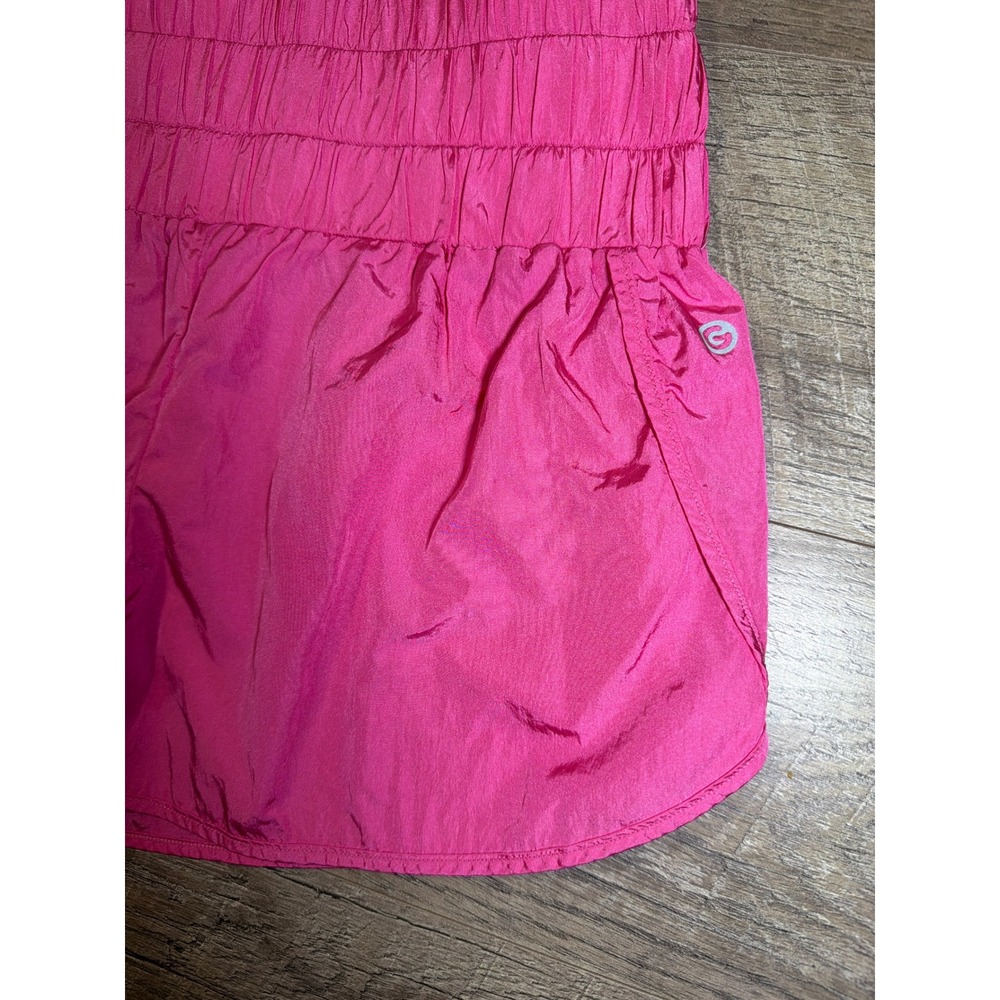Shein Hot Pink Smocked High Waist Running Shorts XS - Picture 7 of 7